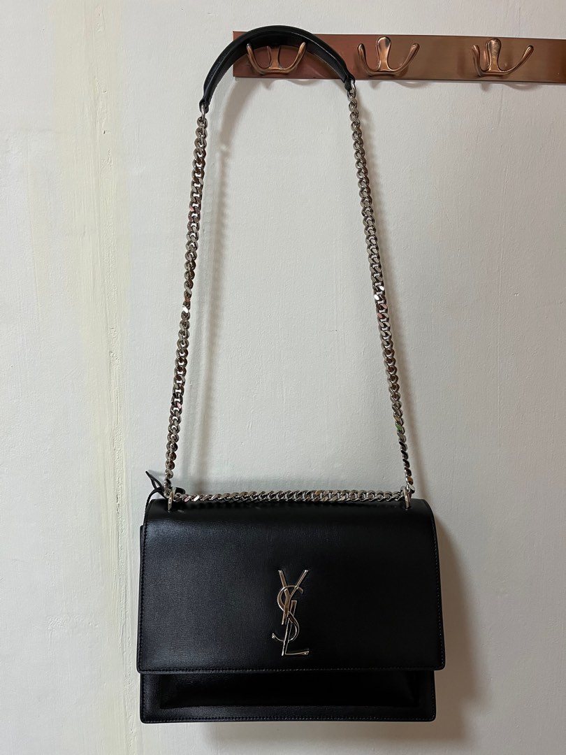 Sunset large in smooth leather outlet
