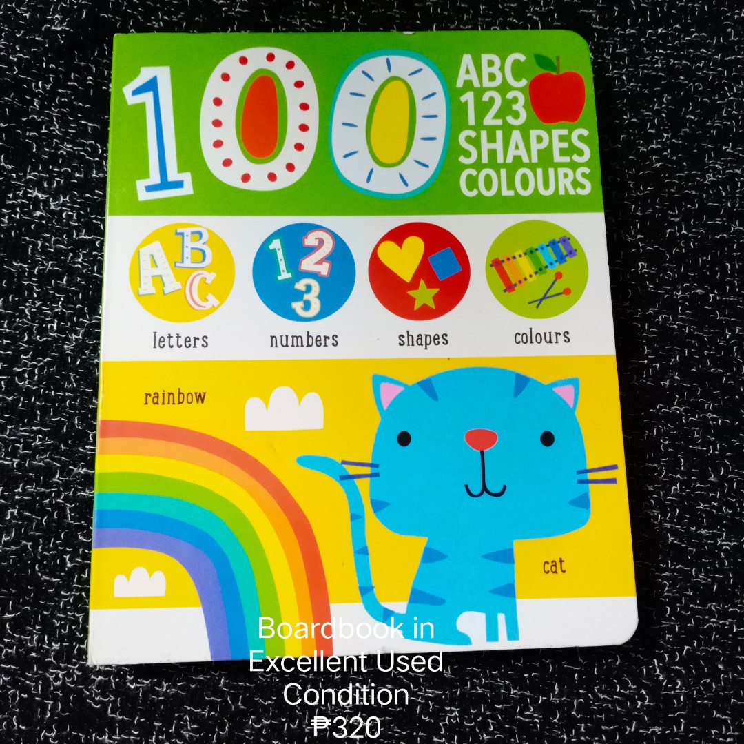 100 ABC,123,SHAPES,COLOURS, Hobbies & Toys, Books & Magazines, Children