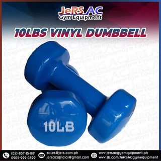 10lb Vinyl Dumbbells
