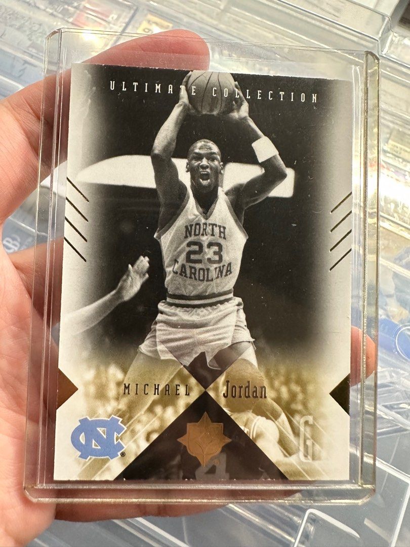 2010 nba basketball ultimate collection Michael Jordan North Carolina upper deck MVP college jersey