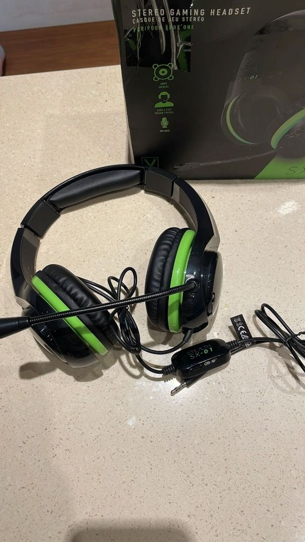 2222) STEALTH SX-01 XBOX, PC ONE///), Carousell Audio, (XBOX Headsets HEADSET FOR PS4/PS5, on SWITCH, Headphones & GAMING