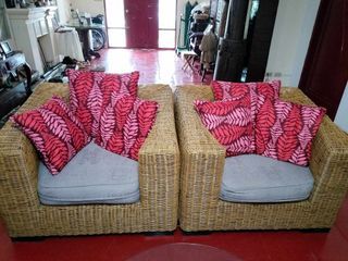 3 piece Rattan Sofa Set
