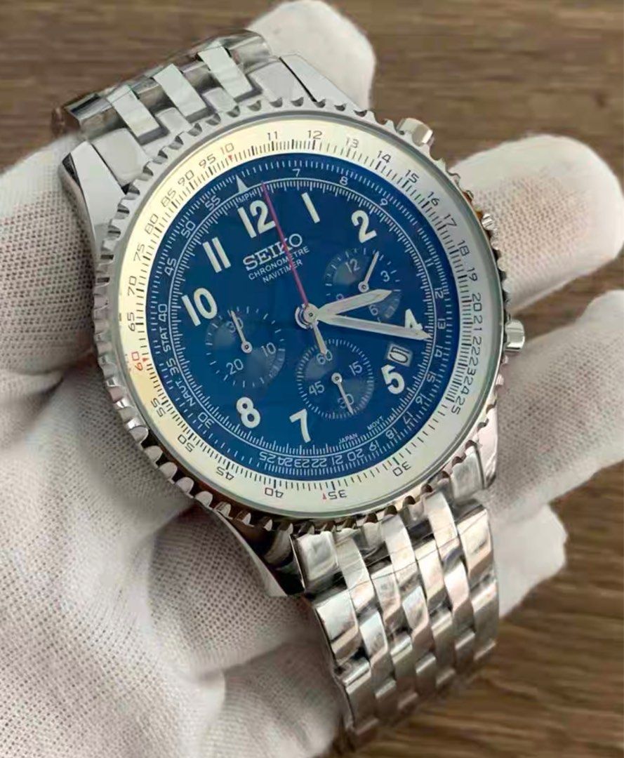Seiko navitimer gmt deals