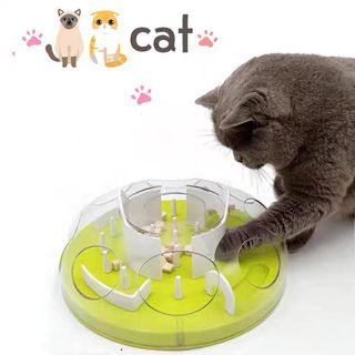 貓 慢食盤 藏食玩具 類似AFP變形迷宮 慢食碗 益智玩具 小型犬ok