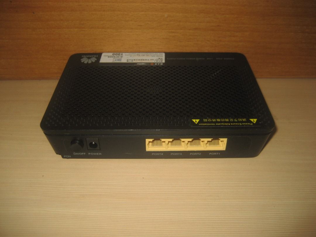 🌟🌟🌟 💯%原裝 HUAWEI 華為 EchoLife HG8040H5 光纖數據機 WiFi Router 連 【原裝】火牛 💥 適合還機 ...