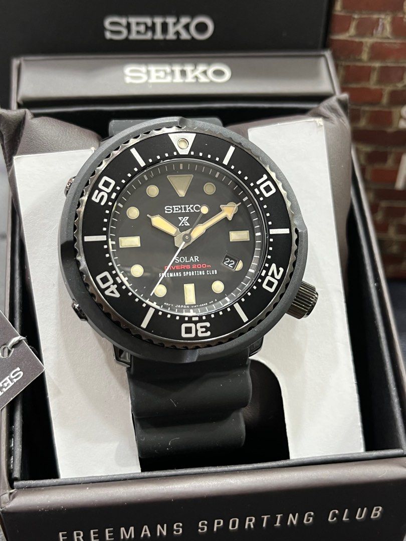 SEIKO×FREEMANS SPORTING CLUB SBDN029 ブラック系 時計 特別SALE 軽量