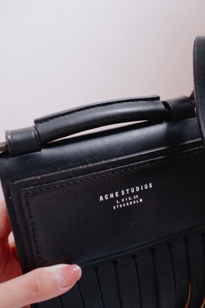 Acne Studios Laurie Fringed Baf