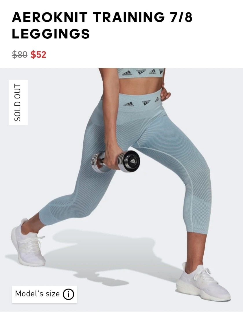 Adidas Optime Training 7/8 leggings, Women's Fashion, Activewear on  Carousell