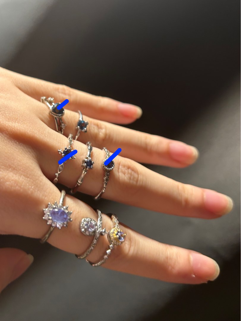 Adjustable clearance crystal ring