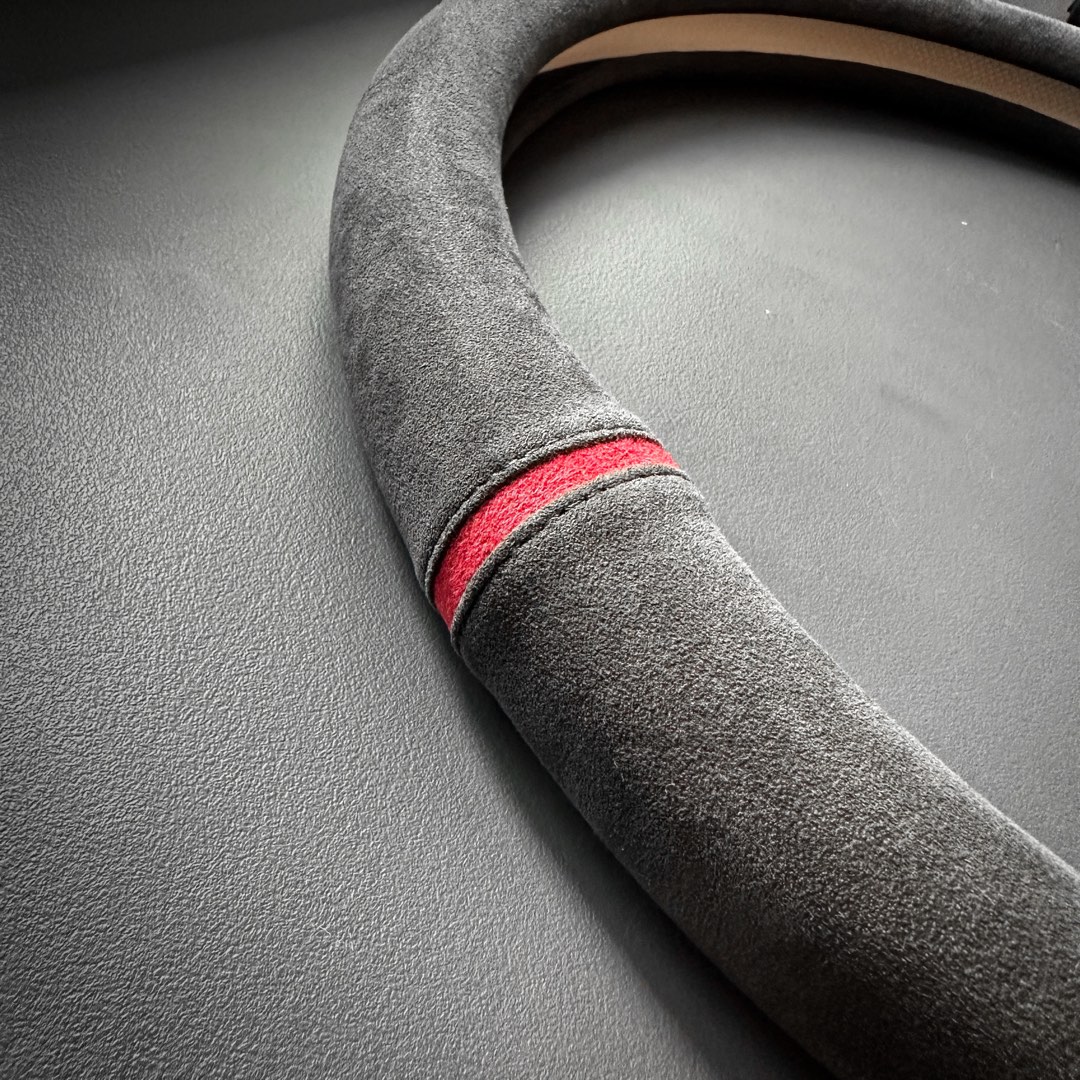 Aegis Alcantara Leather Steering Wheel Cover, Car Accessories