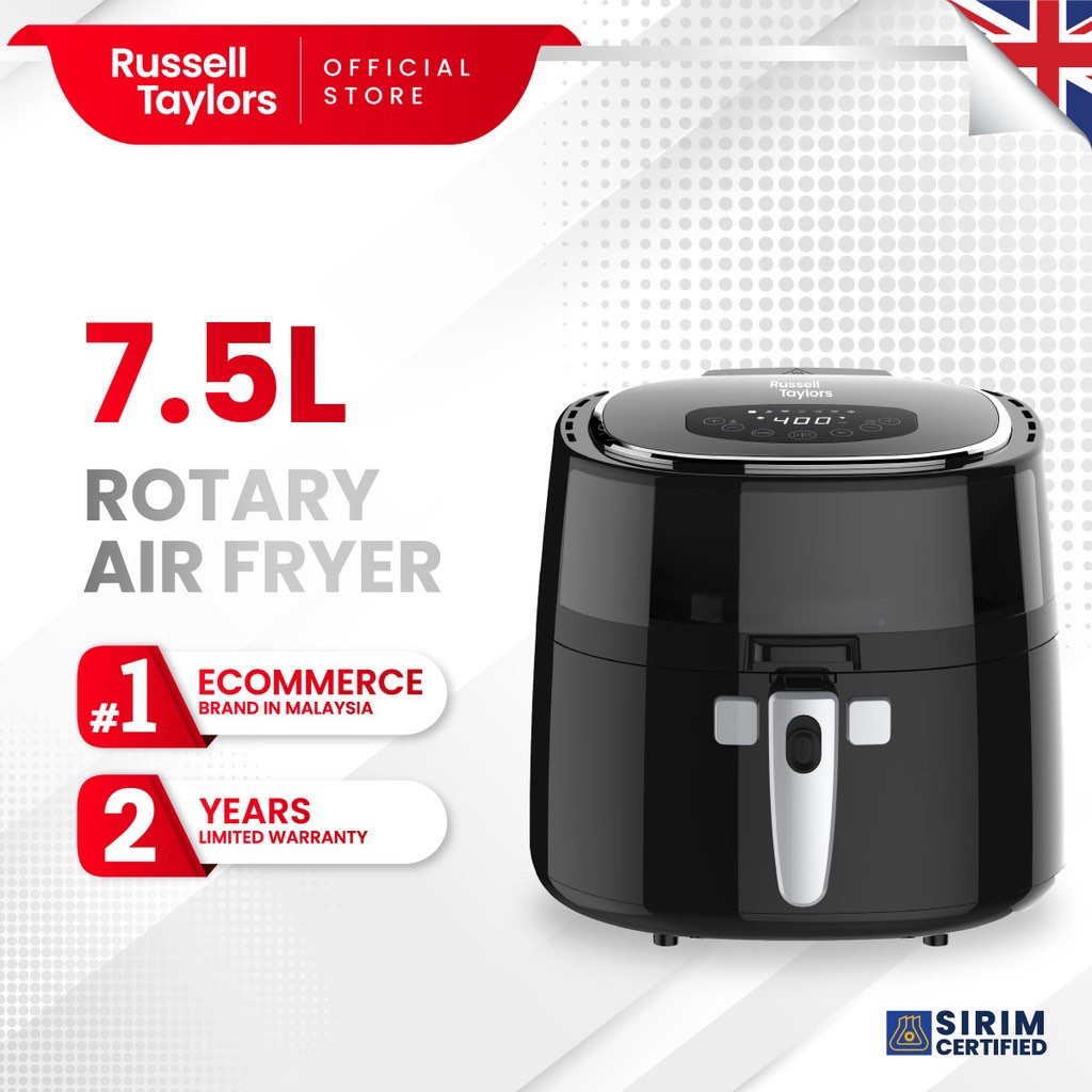 Air fryer russell taylor 7.5L, TV & Home Appliances, Kitchen Appliances, Fryers on Carousell