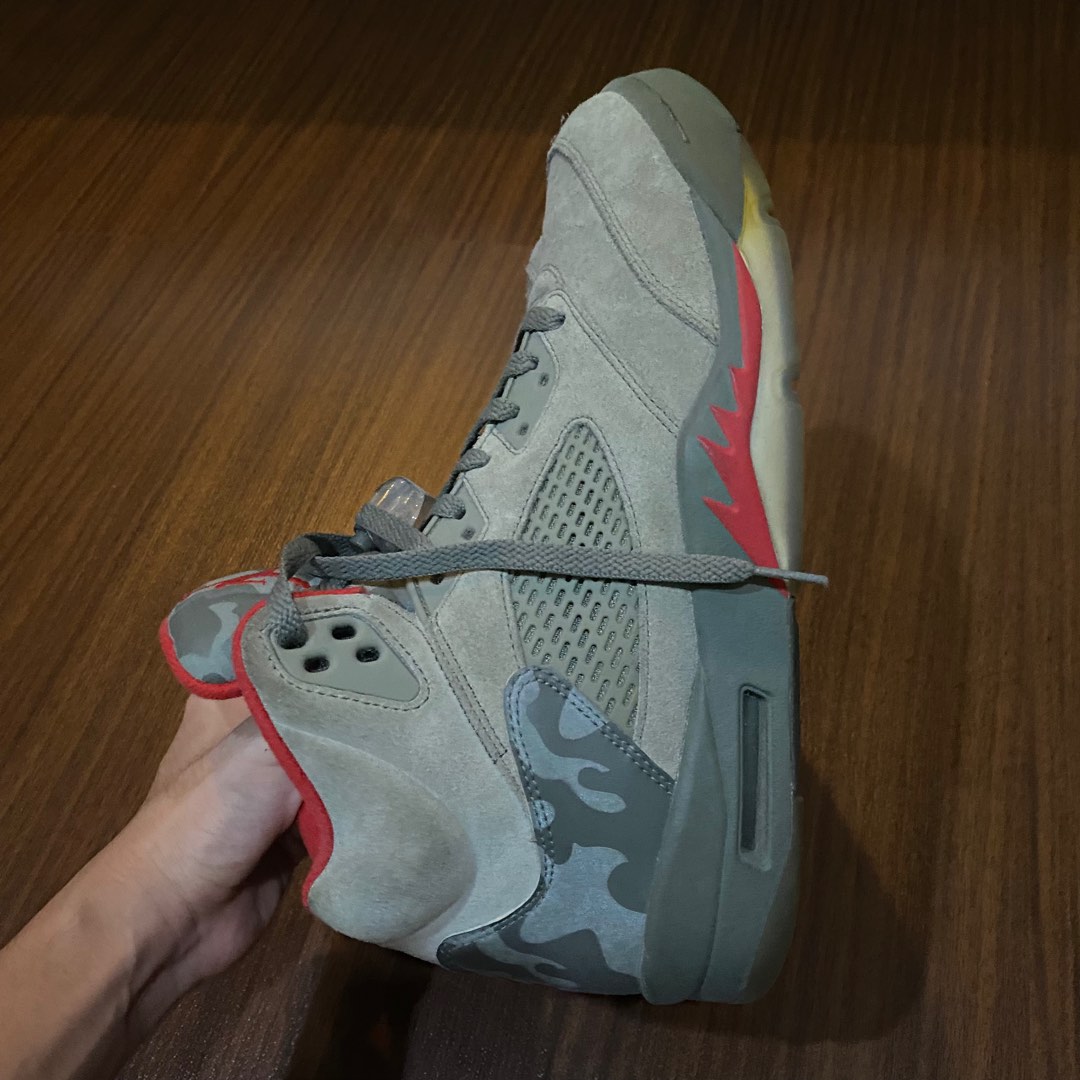 Air Jordan 5 Retro Camo Men s Fashion Footwear Sneakers on