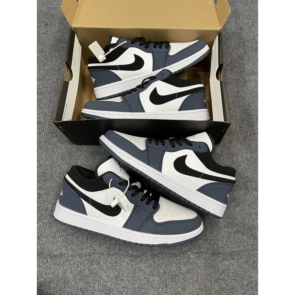 White and clearance navy blue shoes