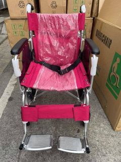 ALUMINUM TRAVEL WHEELCHAIR TOPCARE LIGHTWEIGHT FOLDABLE