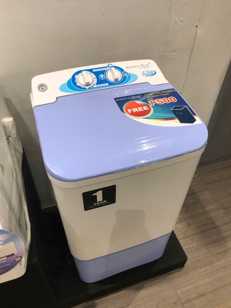 American Home Single Tub Washing Machine 6.5kg, TV & Home Appliances