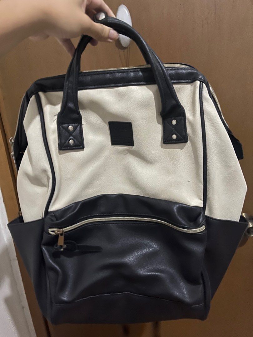 Anello bag black sales and white