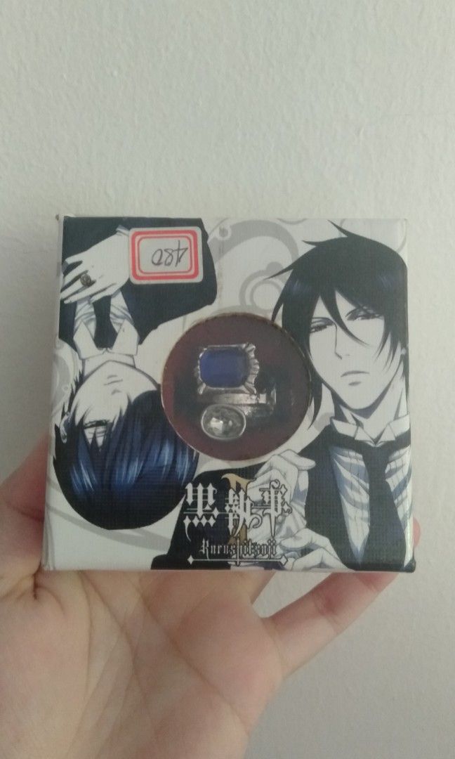 Kuroshitsuji/Black Butler- Prop Ring (Category: Rings) located in Manila. Submitted by rinroo (Listing ID 1232200898, Image 1). Description: Bought in Comic Alley or conventions Can be used for cosplay or display rfs: decluttering pm me for more details payment first basis thru Gcash!! sf will be shouldered by buyer.