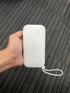 Authentic BAVIN 10,000 MAH Powerbank Brand New with Built-In Plug and Multiple Cables