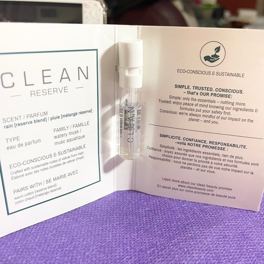 Clean Rain Reserve Blend by D'lish, 1.7 oz Hair Fragrance For Women main image 1