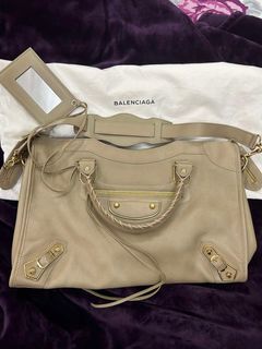 Balenciaga Metallic edge city medium 