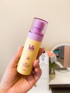 BLK Cosmetics Fresh Facial Spray Makeup Setting Primer Sunblock Moisturizer