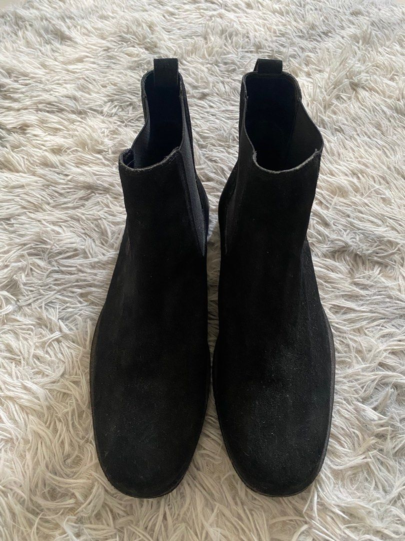 boohooMAN Real Suede Chelsea Boots Men s Fashion Footwear Boots