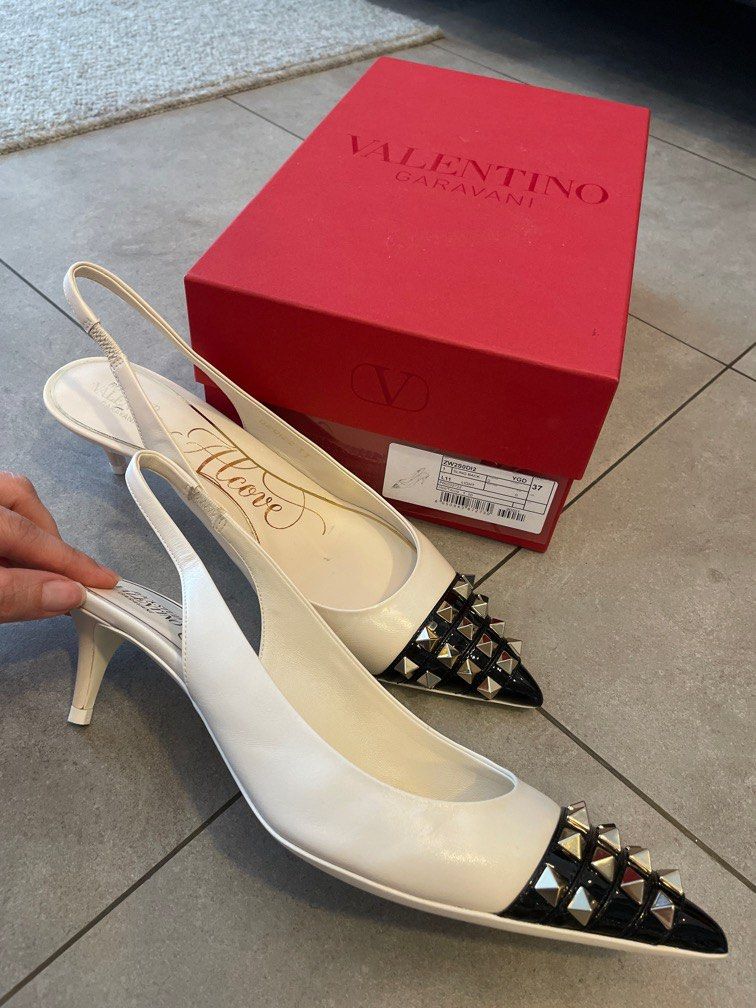 Brand new Valentino sling back heels, Luxury, Sneakers u0026 Footwear on  Carousell