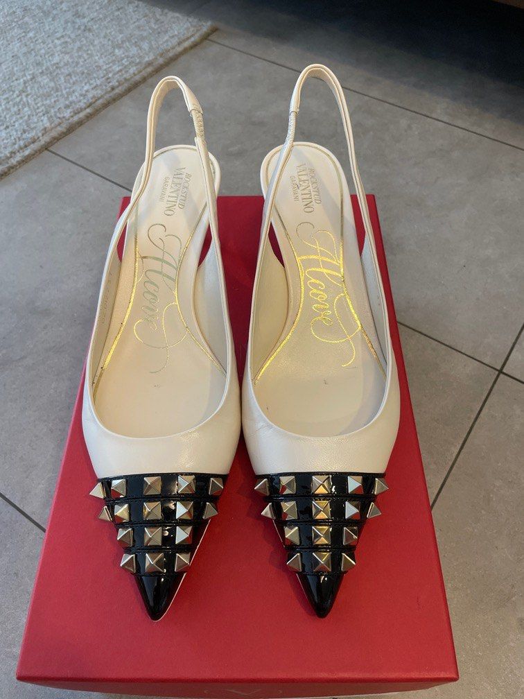 Brand new Valentino sling back heels, Luxury, Sneakers u0026 Footwear on  Carousell