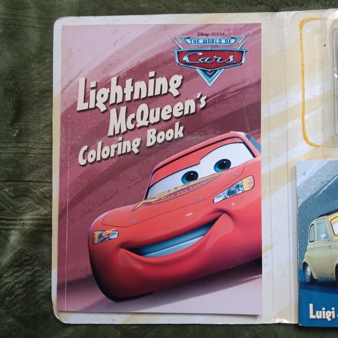 Buku mewarnai disney cars coloring book 3in1, Buku & Alat Tulis, Buku