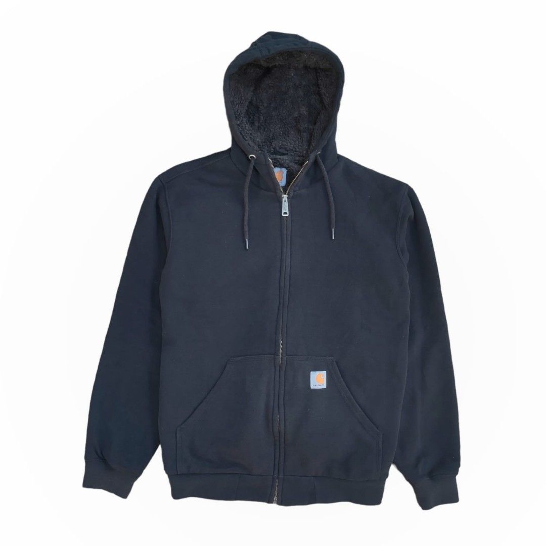 Carhartt brushed fleece hot sale sherpa lined sweatshirt