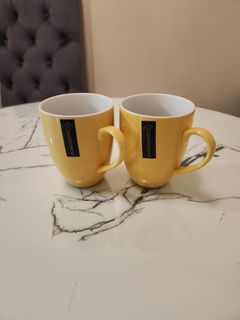 Casa Porcelain Ceramic Mugs (Coffee/Tea or decorative) x2