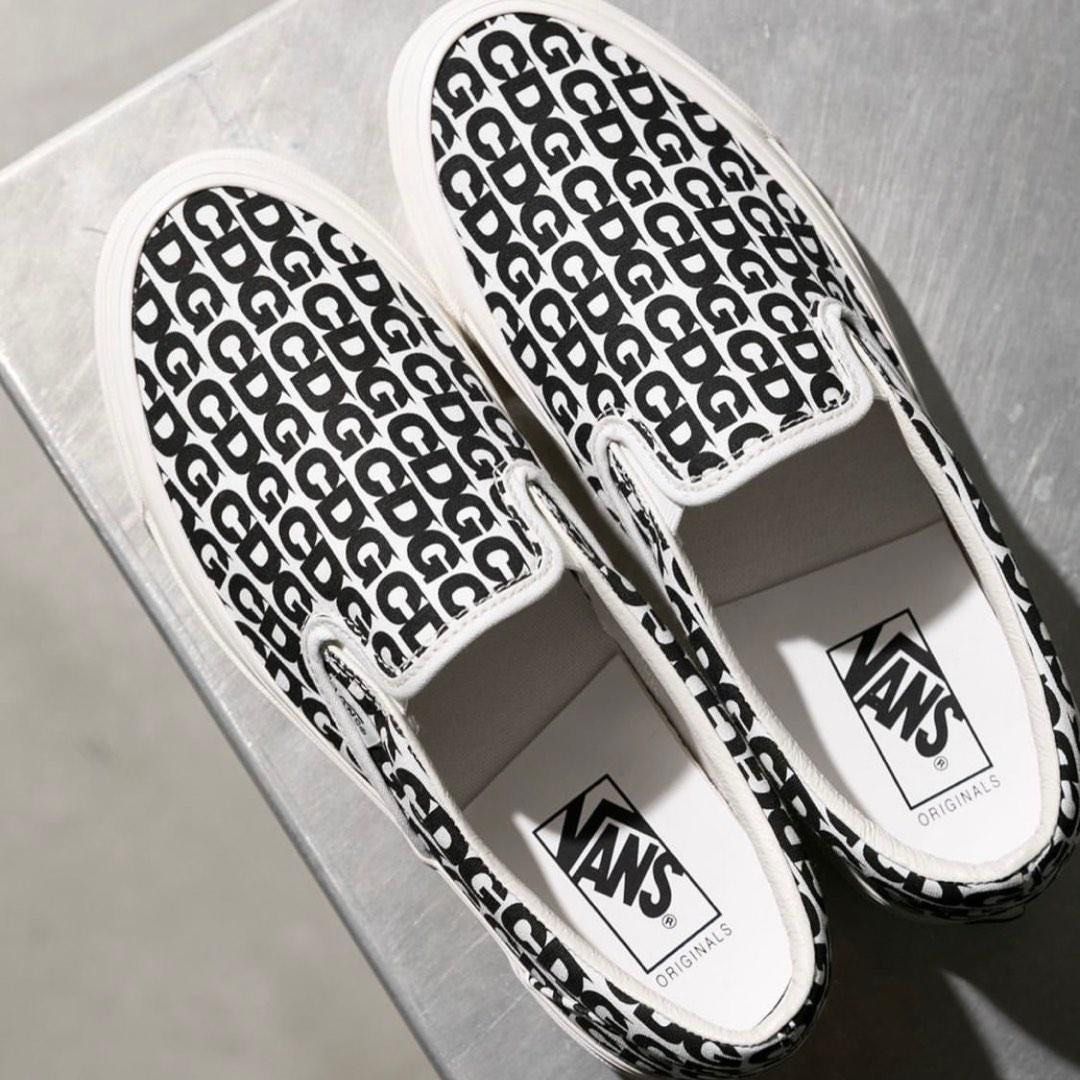 CDG x Vans Slip On, Luxury, Sneakers & Footwear on Carousell