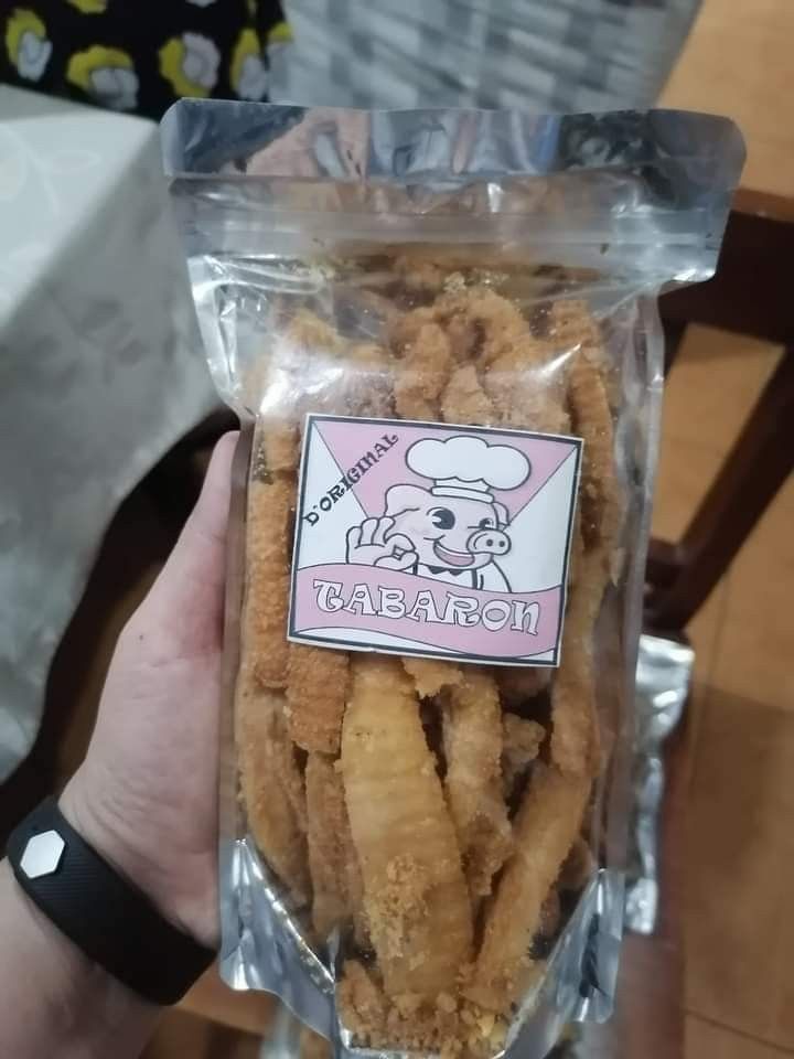 Chicharon at iba pa (Category: Local Eats) located in Cainta. Submitted by s_g22 (Listing ID 1232259522, Image 2). Description: CHICHARON BAGNET - P150.00 170 to 180 grams per pack Plain TABARON - P150.00 200 to 220 grams per pack Plain and Spicy MUSHROOM CHICHARON - P125.00 100 grams Plain and Spicy BUCHERON - P150.00 100 grams Plain and Spicy CHICKEN LITID - P125.00 100 grams Plain and Spicy.
