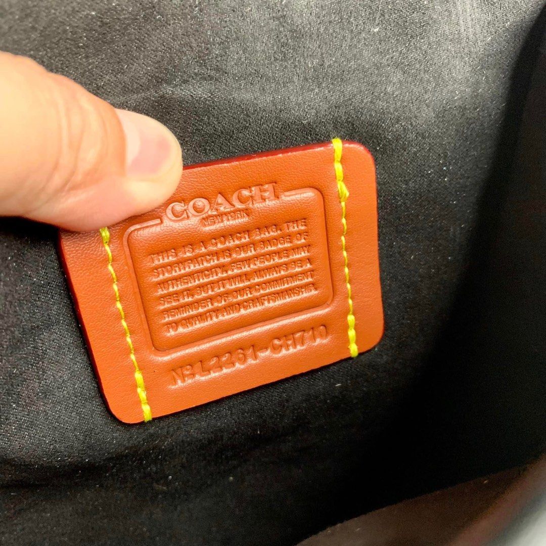 Coach Lee Crossbody In Signature Canvas on Carousell