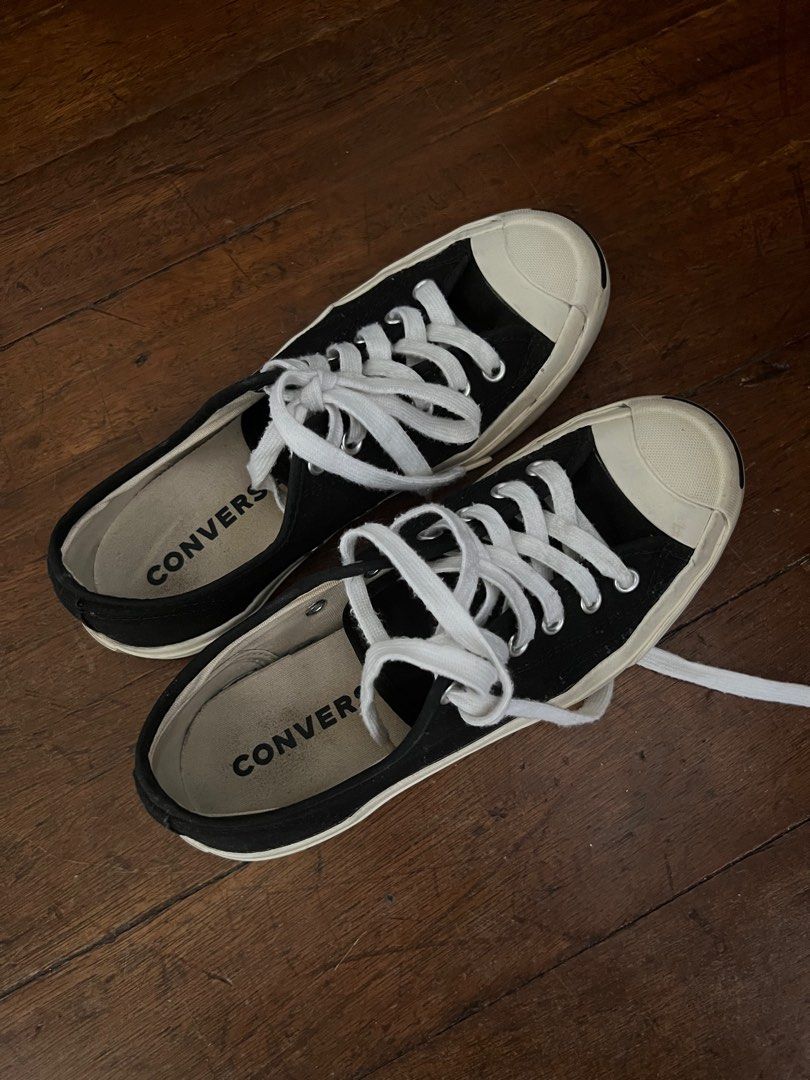 Jack purcell store black canvas