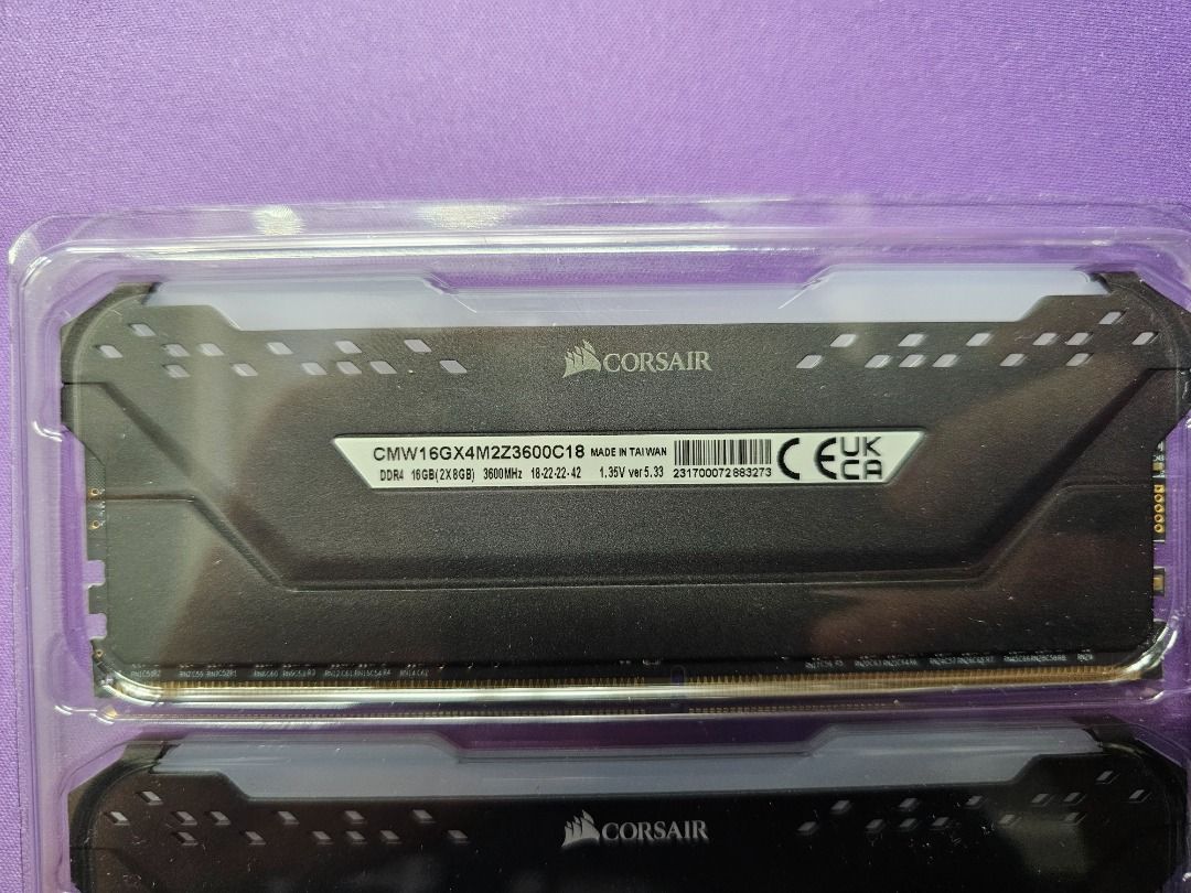 Corsair Vengeance RGB Pro 2 x 8GB 3600MHz CL18 DDR4 ram memory