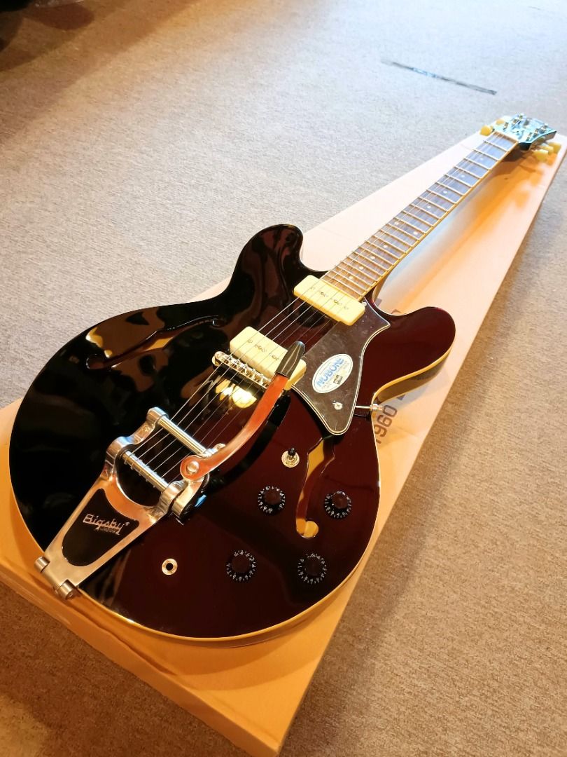 Cort Guitar Cort Source-BV Hollow Body Series Electric Guitar w/ P