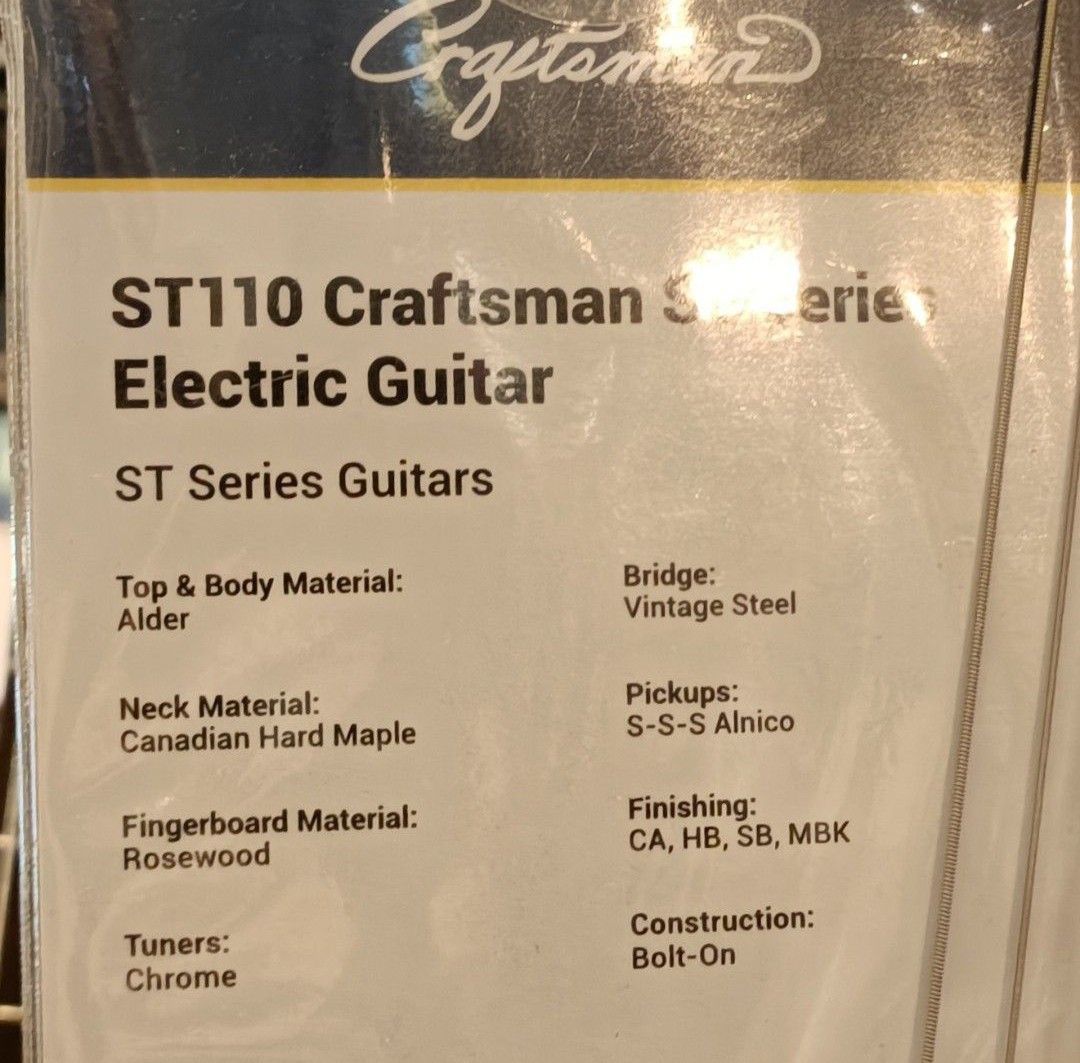 Craftsman ST110 Stratocaster for modding, not Fender Squier electric