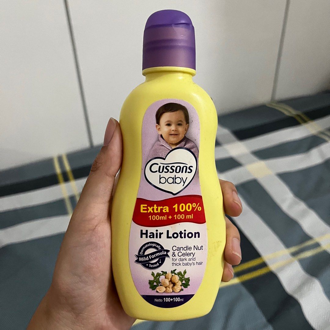 Hair lotion bayi yang bagus deals