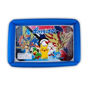 [Deliver to Door Step] Pokemon Rectangular 3-Ring Inflatable Swimming Pool Float from Japan