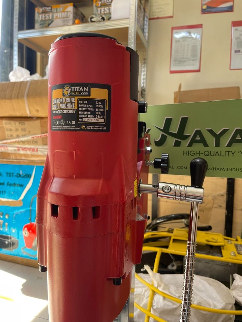 Diamond core drill machine (Category: Construction Tools & Equipment) located in Manila. Submitted by 09150361920ronvillaflor (Listing ID 1232220355, Image 2). Description: Diamond core drill machine 220V Price: 18,500 "WELCOME TO HAYAI INDUSTRIAL TOOLS SUPPLY" For inquiries GLOBE:📞 ☎ 0915-036-1920 VIBER:📞 ☎ 0915-036-1920 Email me@ 📫 📑 r-o-n-.-h-a-y-a-i-@-g-m-a-i-l.c-o-m Check my Carousell: https://www.carousell.ph/u/ronvillaflor0/ PRICE MAY 