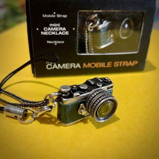 Diecast Miniature Camera Mobile Strap