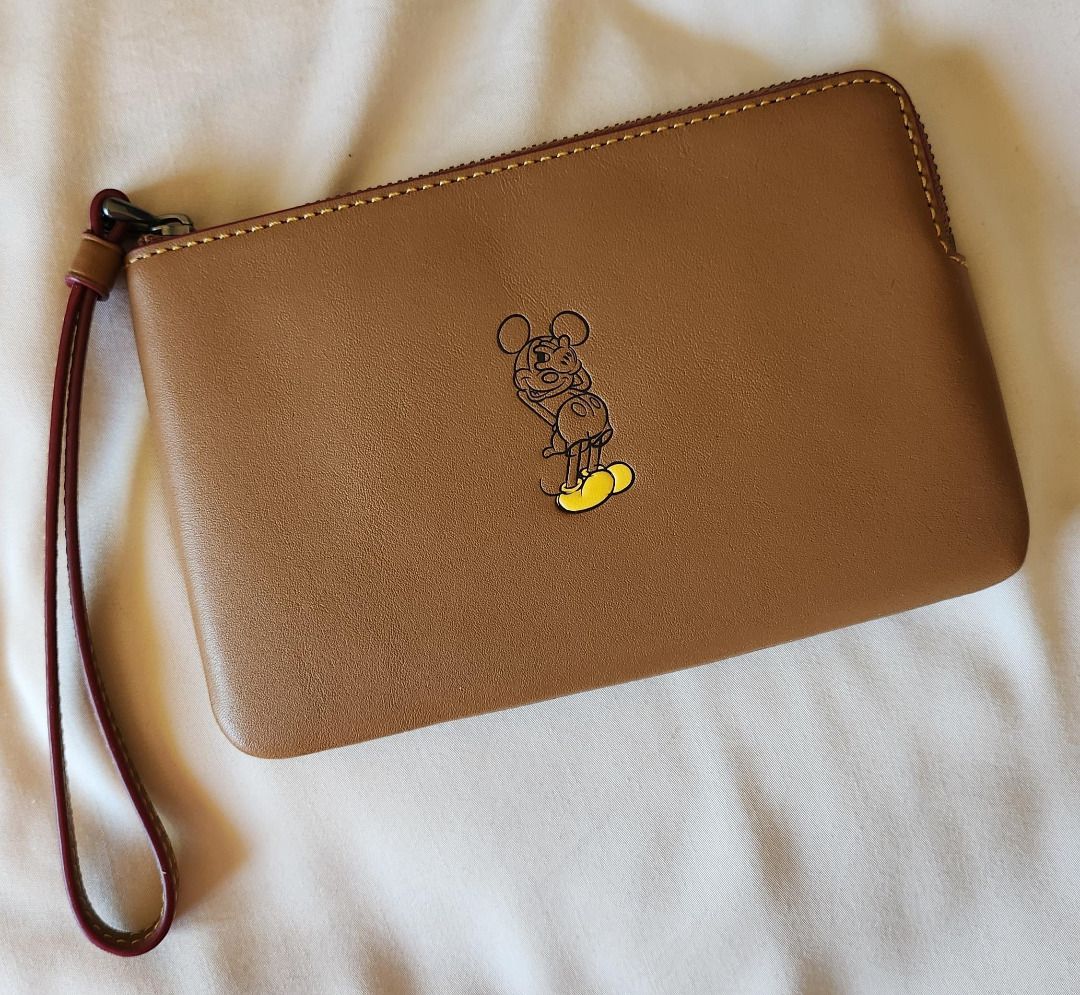Coach wristlet store mickey mouse