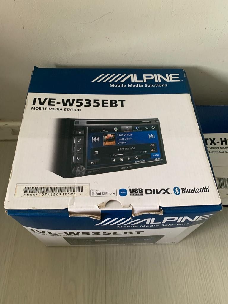 Double tin alpine Bluetooth car set, Car Accessories, Electronics