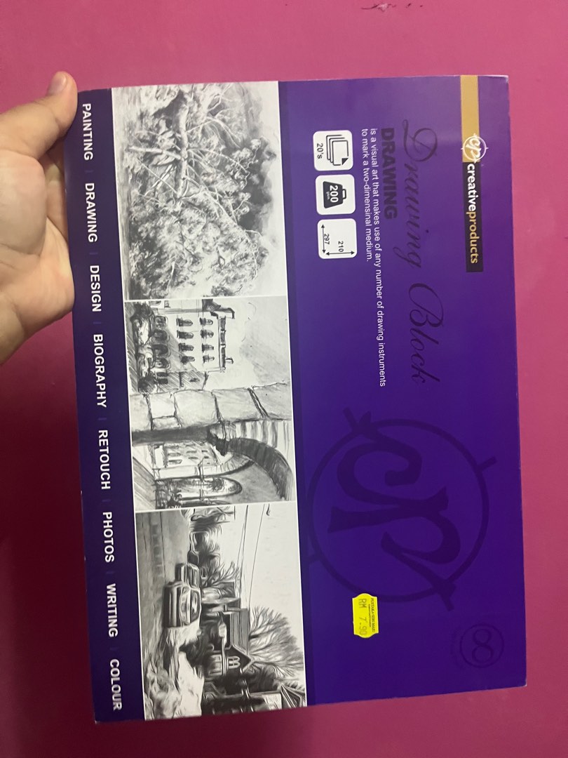 DRAWING BLOCK, Hobbies & Toys, Stationery & Craft, Art & Prints on