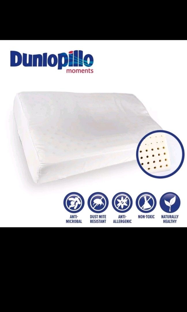 Dunlopillo deluxe support contour pillow latex original Furniture
