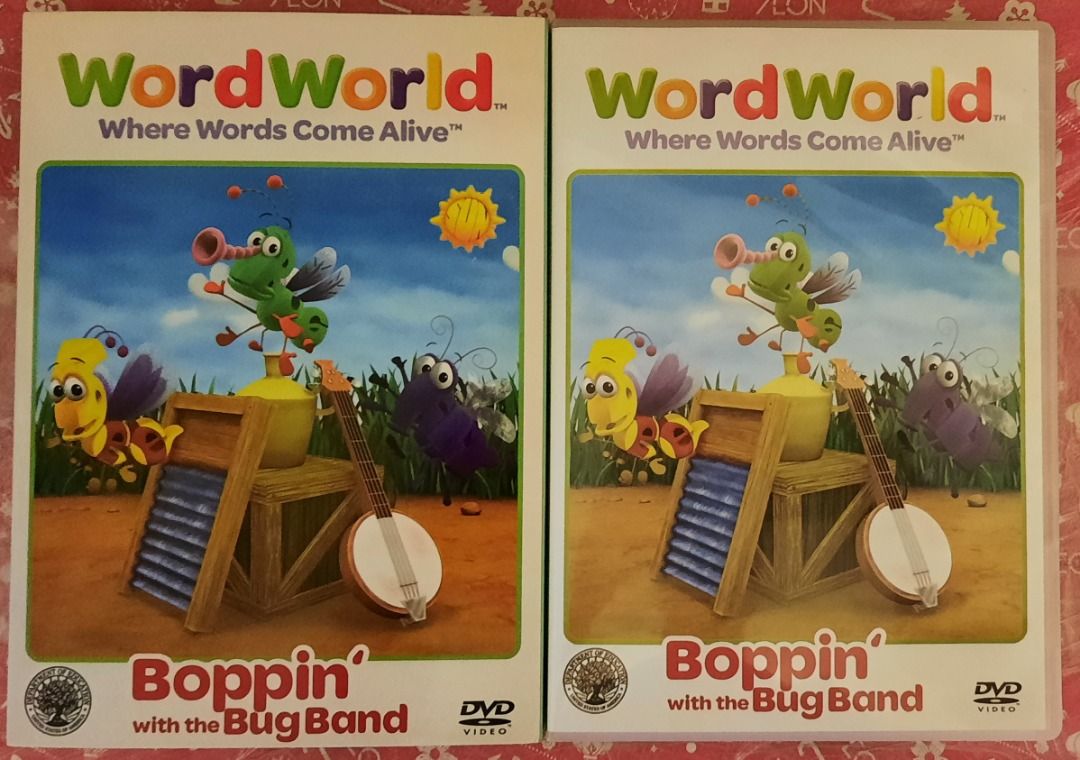 DVD - Word World - Boppin' with the Bug Band, 興趣及遊戲, 書
