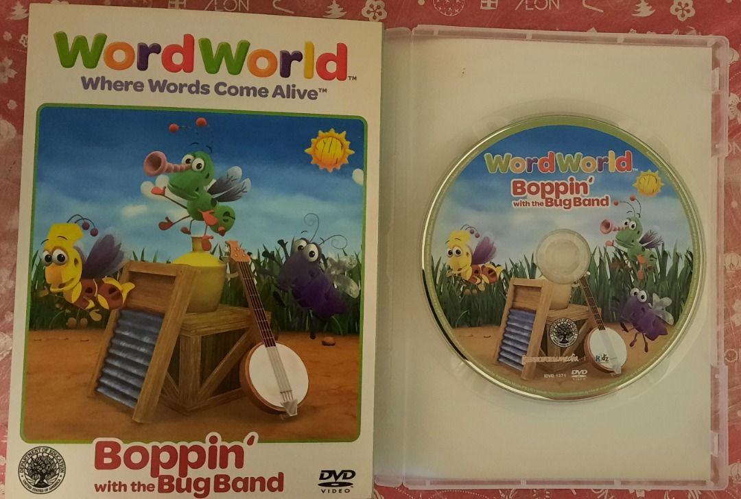 DVD - Word World - Boppin' with the Bug Band, 興趣及遊戲, 書本