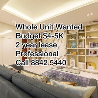 FAMILY of 3 looking for WHOLE UNIT  up to $5000!