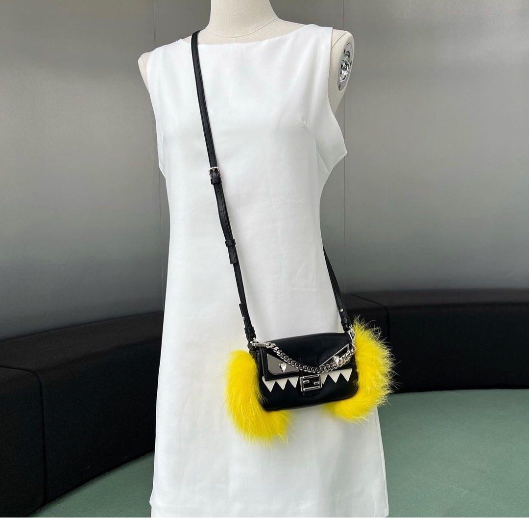 Fendi micro monster deals baguette price